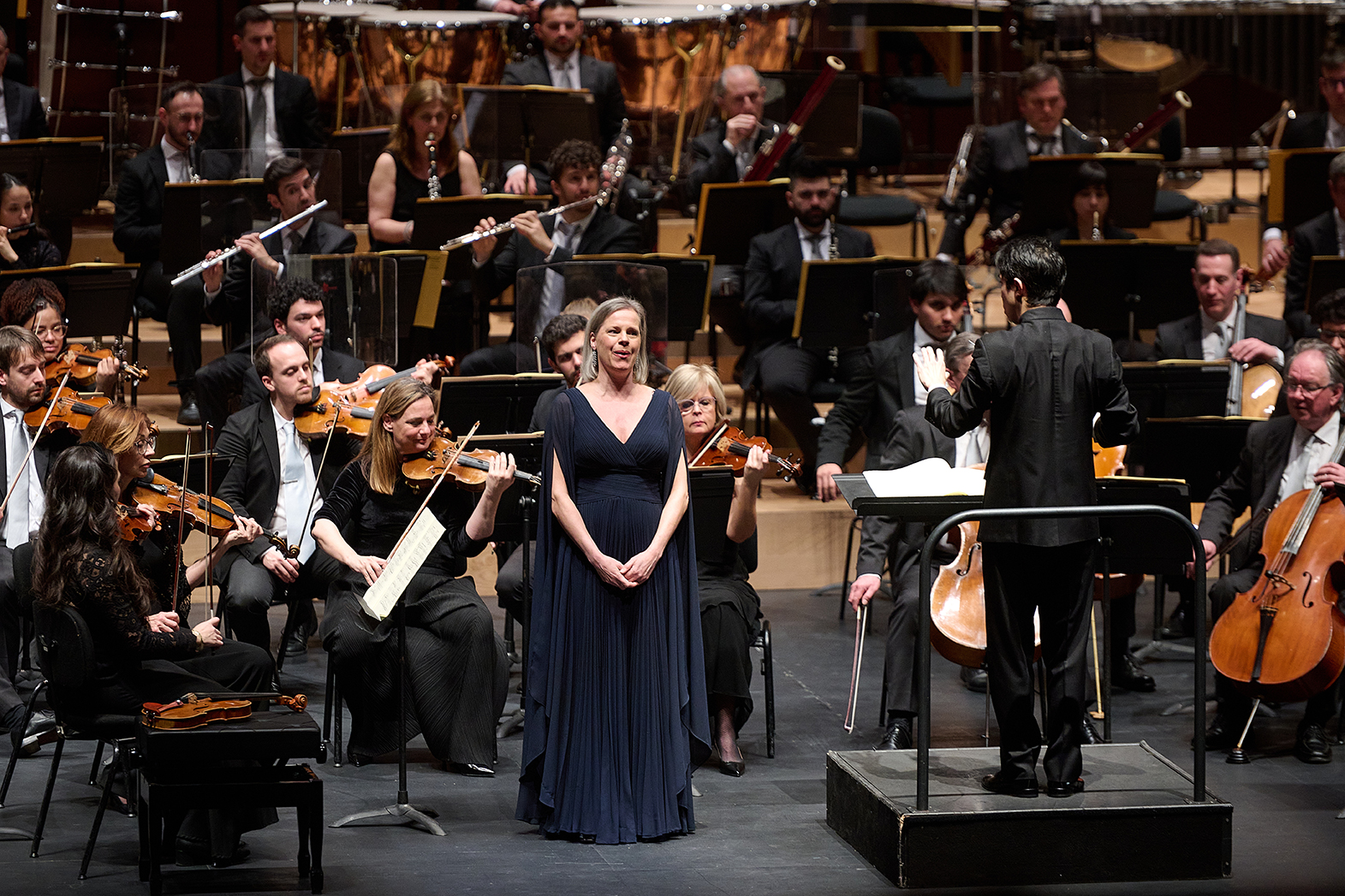 Un estreno de Vicent Egea y la Cuarta de Mahler, con la soprano Camilla Tilling, han protagonizado el séptimo concierto de abono
